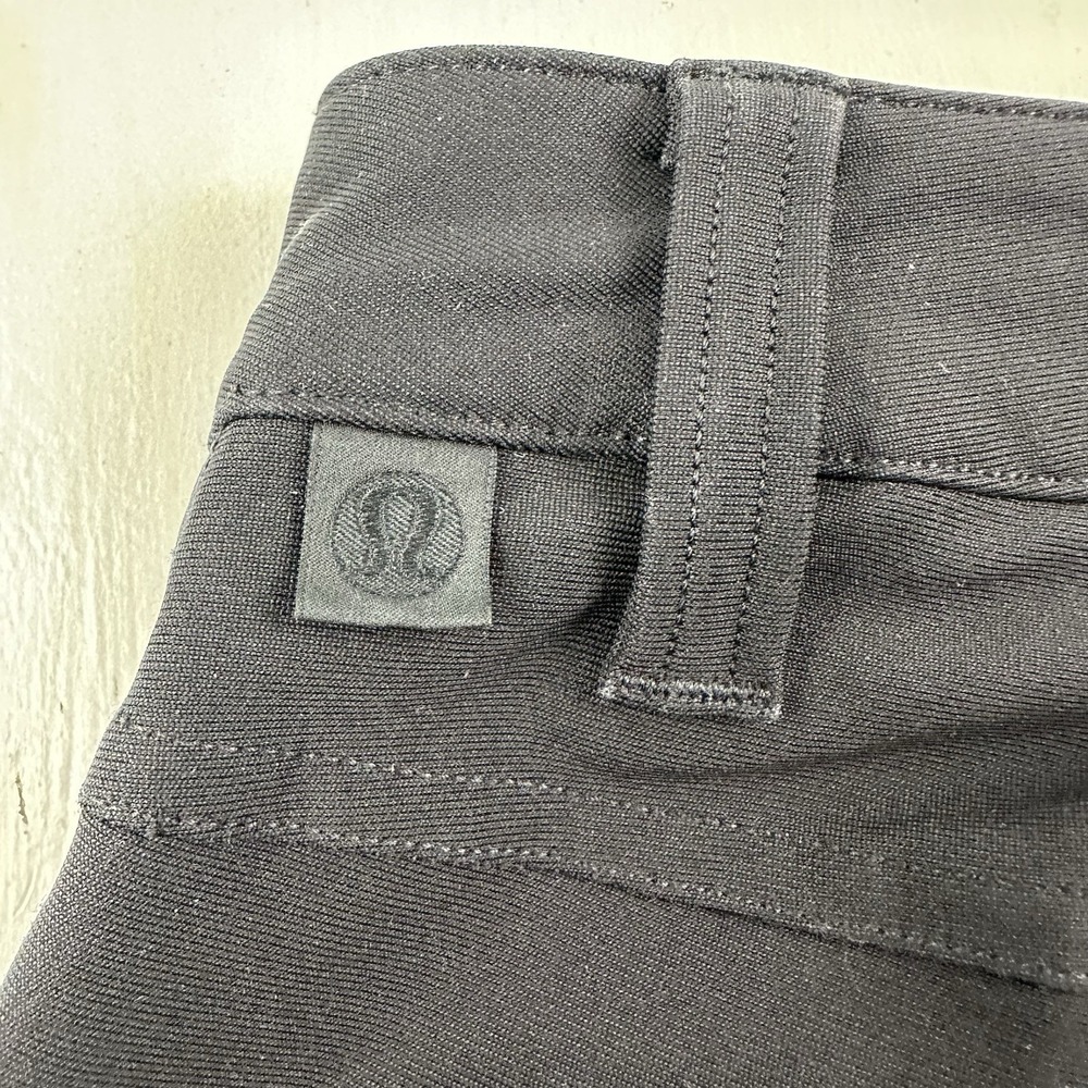 Lululemon ABC Slim‎ Warpstreme Pants Men 30x28 Black Stretch Performance LM5AD8S - Picture 2 of 9